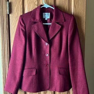Red Collections for LeSuit blazer/suit jacket.  Size 8.